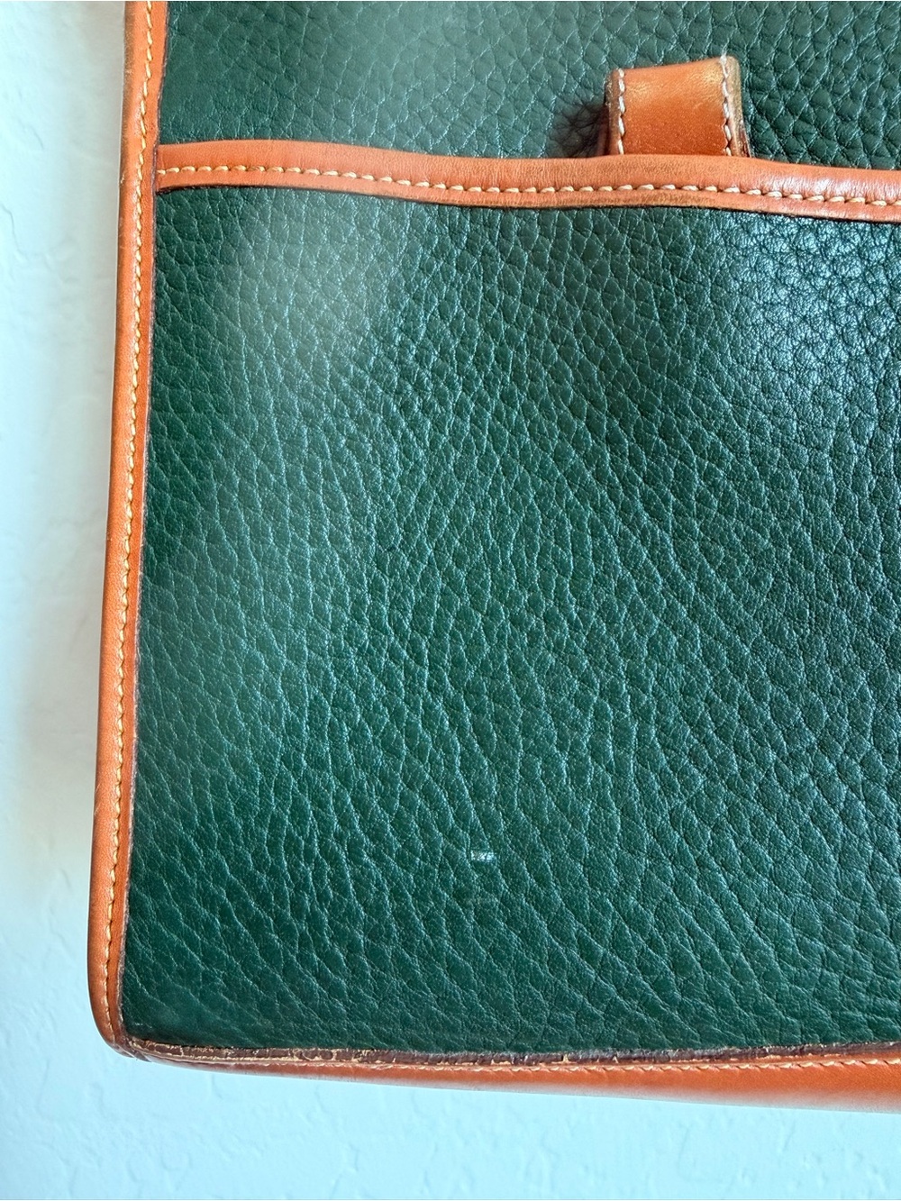 Vintage Dooney & Bourke AWL Satchel Crossbody Bag - Picture 12 of 14